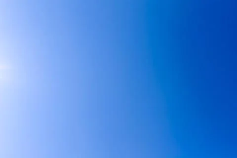 Cloudless daytime sky background photographed over Westchester County, New York Fotos de archivo