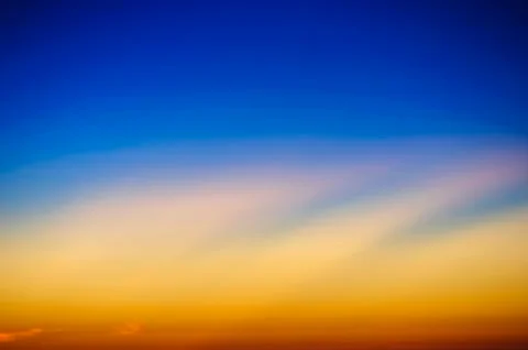Cloudless sky Foto stock