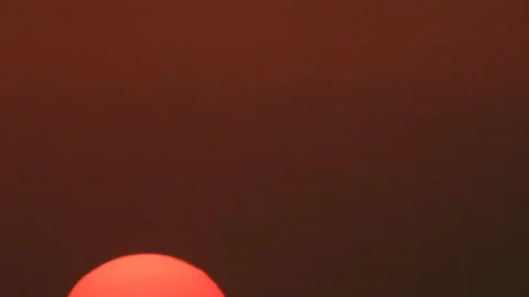 Cloudless sky in sunrise Stock Footage 136387384