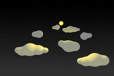 CloudNight Stock Illustration