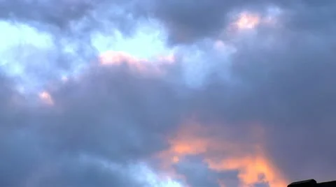 Clouds 01 -sunset Stock Footage 12694869