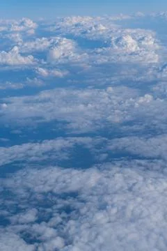 Clouds At 20,000 Feet Stock Photos