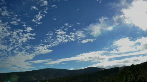 Clouds 3 Layer - Longer Video stock 844245