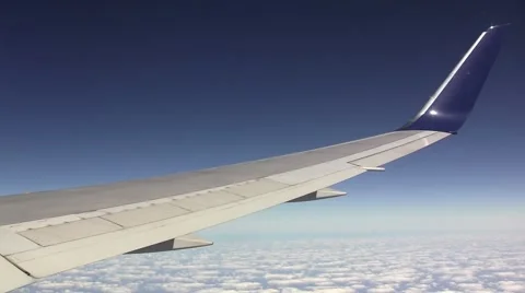 Clouds from 30,000 ft Stock Footage 47212954