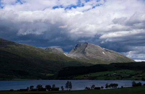 Clouds above Eidsvatnet Stock Photos