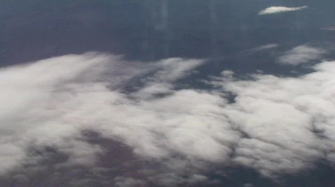 Clouds from above Stock Footage 300160