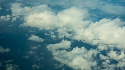 Clouds from above Stock Footage 123922742