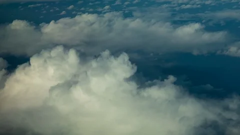 Clouds from above Stock Footage 123922743