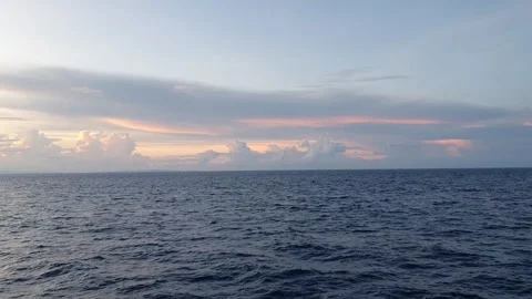 Clouds above the Indonesian sea Stock Footage 294019486