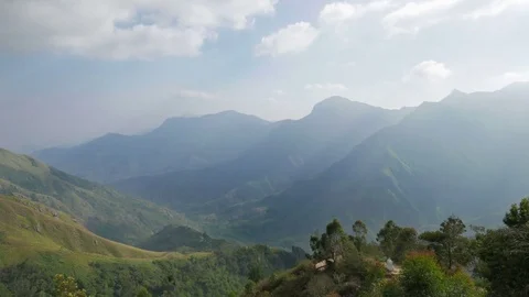 Clouds Above The Mountains Stock-Footage 82141089