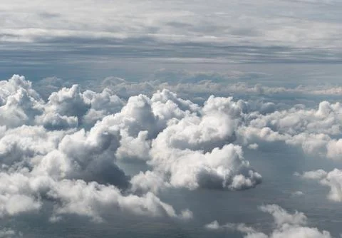 Clouds from above Stock Photos