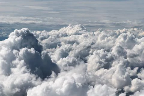Clouds from above Stock Photos