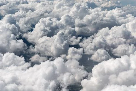 Clouds from above Stock Photos