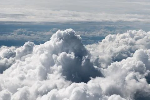 Clouds from above Stock Photos