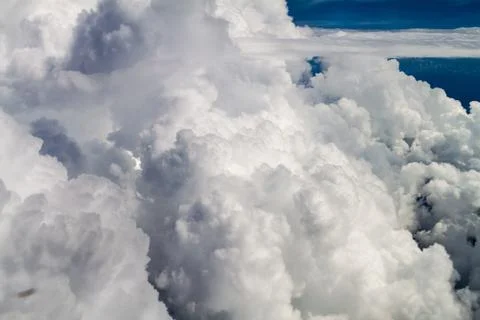 Clouds from above Stock Photos