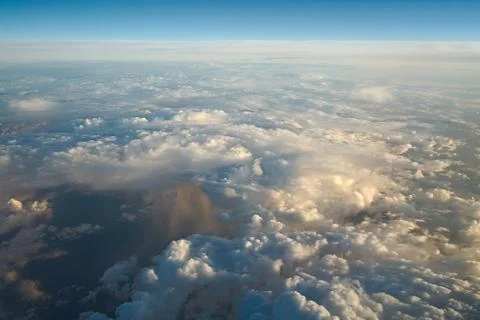 Clouds from above Stock Photos