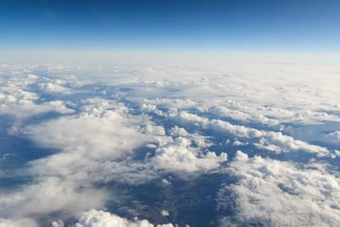 Clouds from above Stock Photos
