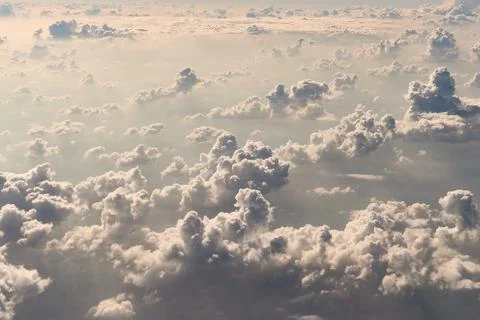 Clouds from above Stock Photos