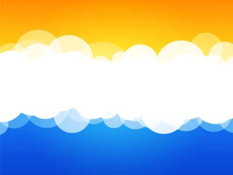 Clouds abstract background Illustrazione stock