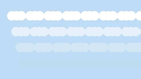 Clouds abstract pattern minimalist design on light blue background 스톡 일러스트