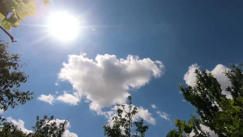 Clouds accelerated Video stock 132203199