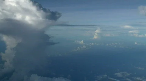 Clouds Aerial - 12 Stock Footage 725422