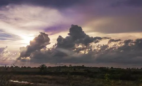 Clouds after rain Foto stock