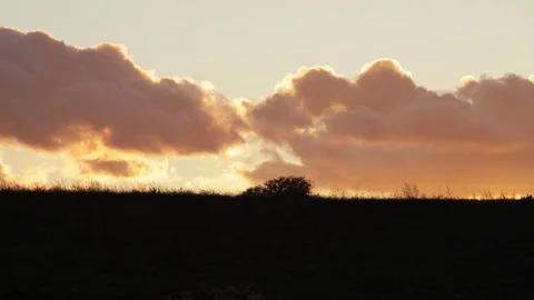 Clouds Afternoon Stock Footage