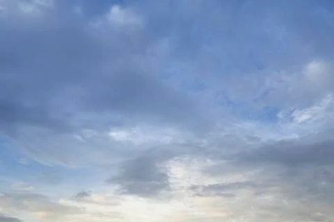 Clouds against blue sky as background Foto stock