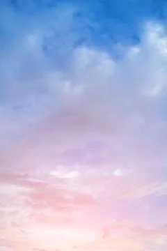 Clouds against blue sky as background Stock Photos
