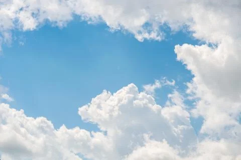 Clouds against a blue sky Stock-Fotos