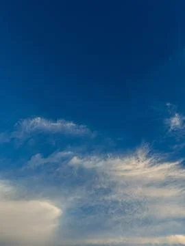 Clouds Against a Blue Sky Stock Photos