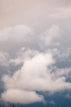 Clouds against a cloudy sky. Foto stock