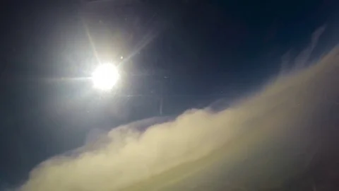 Clouds against the sun Video stock 73997446