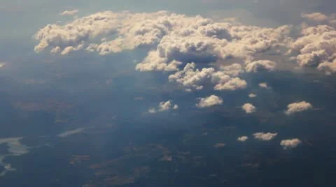 Clouds from the air Stock Footage 11400631