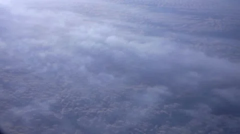 Clouds from the airbus Stock Footage 50686710