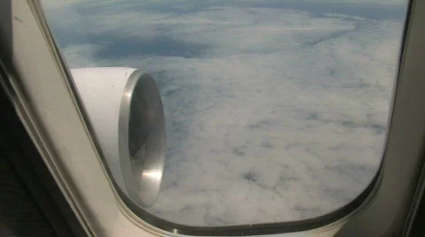 Clouds from an airplane Video stock 141046