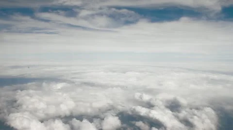 Clouds from airplane Stock Footage 11140541