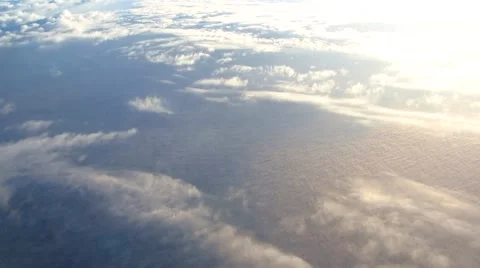 Clouds from the airplane Stock Footage 50292021