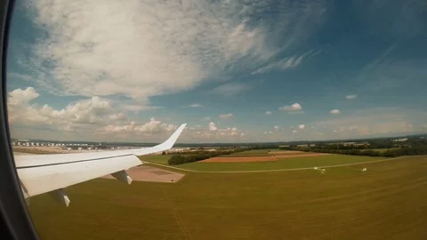 Clouds from airplane Stock Footage 76360485