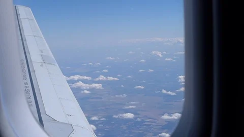Clouds from an airplane Stock Footage 88068192