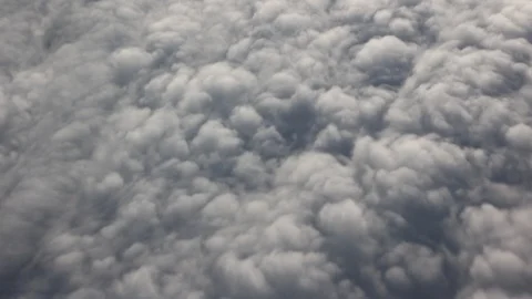 Clouds from Airplane Stock Footage 90976928