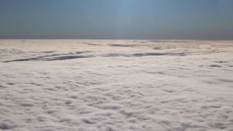 Clouds from Airplane Stock Footage 91016865
