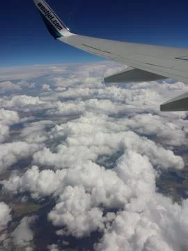 Clouds From The Airplane Fotos de archivo