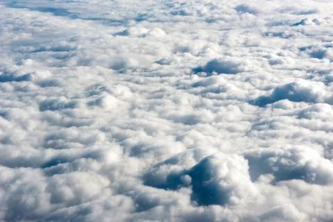 Clouds from airplane Stock Photos