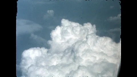 Clouds from Airplane Window Stock Footage 278100817
