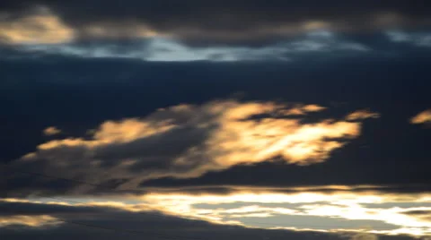 Clouds Of All Colours Stock Footage 47987093