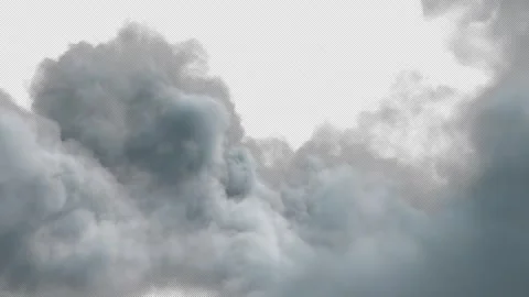 Clouds with Alpha | Stock Video | Pond5
