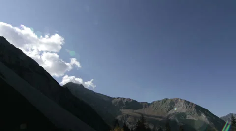 Clouds in the Alps Stock Footage 36359561