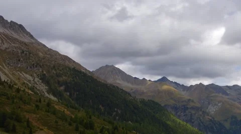 Clouds in Alps Stock Footage 41988094